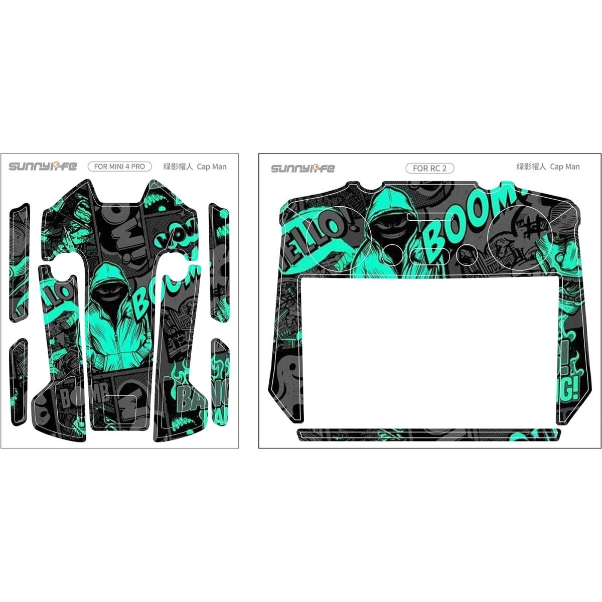Protective Sticker For Drone Body And Remote Control