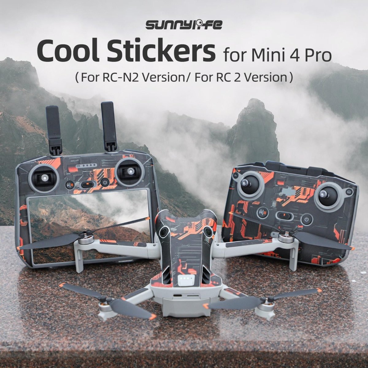 Protective Sticker For Drone Body And Remote Control
