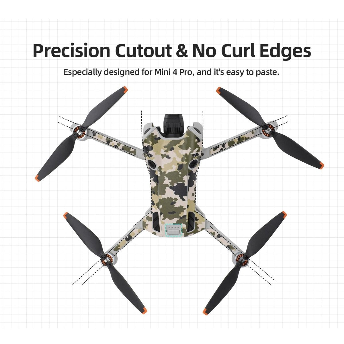 Protective Sticker For Drone Body And Remote Control
