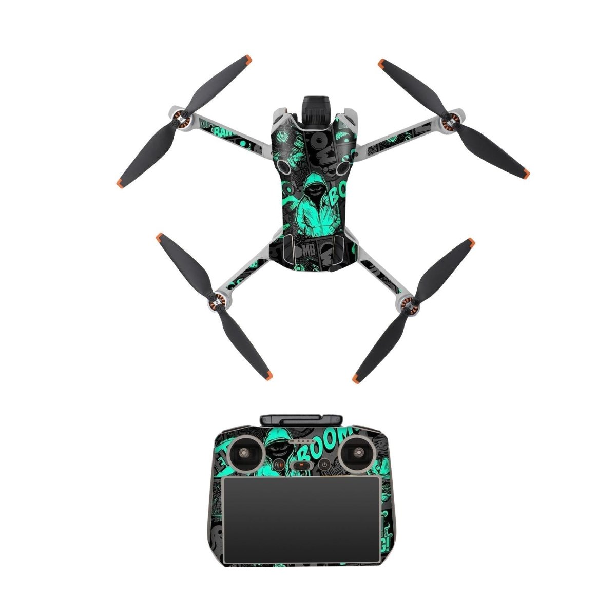 Protective Sticker For Drone Body And Remote Control