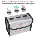 Safe Storage Bag For Dji Fpv Combo With 3 Li - Po Batteries