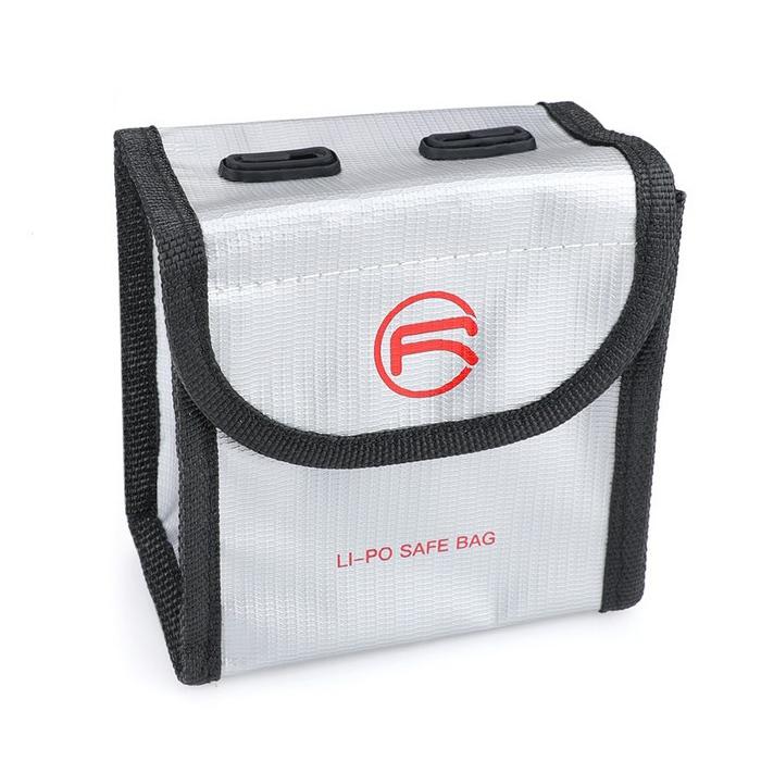 Securely Store 2 Li - Po Batteries For Dji Fpv Combo With Explosion - Proof Bag