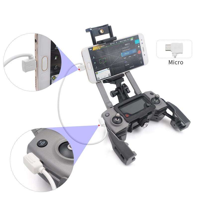 Universal Connector Cable For Dji Mavic Mini / Air And Shark Remote - Compatible With Multiple Devices