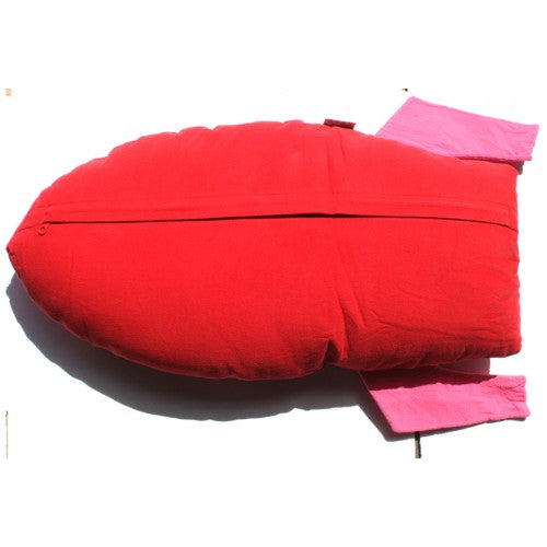 Roket Cuddling Cushion Red - ToyChest.au