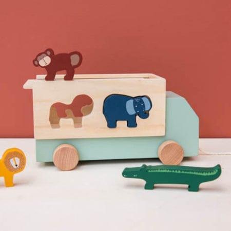 Trixie Wooden Animal Truck