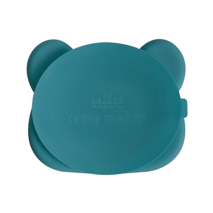 We Might Be Tiny Bear Stickie Plate - Blue Dusk Lid - '9356877165146 Toy Chest Australia 3