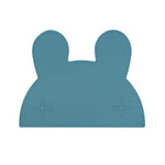 We Might Be Tiny Bunny Placie? Silicone Placemat Charcoal - '0735850225784 Toy Chest Australia 3