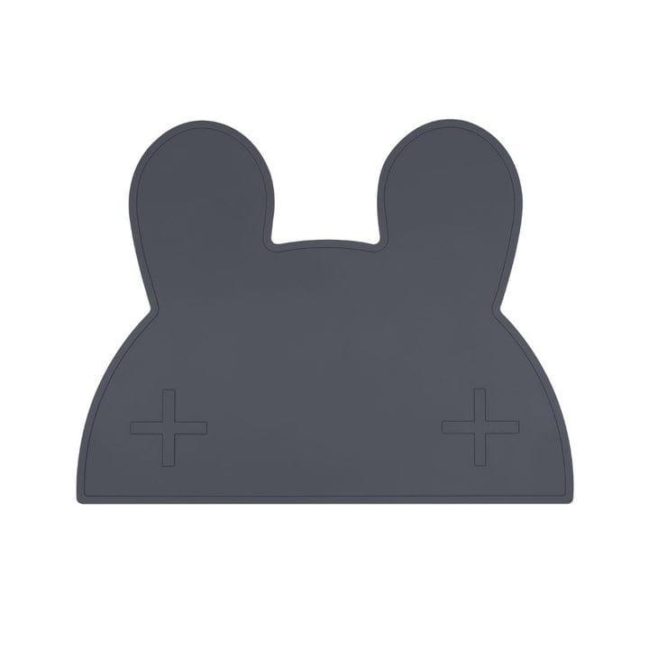 We Might Be Tiny Bunny Placie? Silicone Placemat Charcoal - '0735850225784 Toy Chest Australia 1