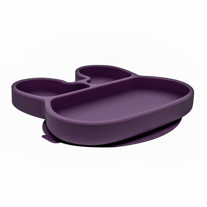 We Might Be Tiny Bunny Stickie Plate Plum - '0794712482116 Toy Chest Australia 1