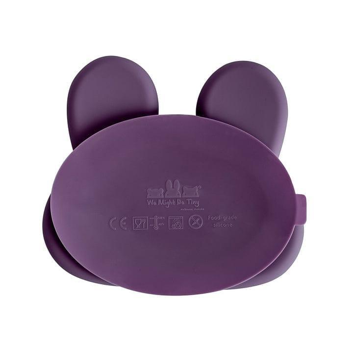 We Might Be Tiny Bunny Stickie Plate Plum - '0794712482116 Toy Chest Australia 3