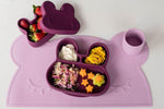 We Might Be Tiny Bunny Stickie Plate Plum - '0794712482116 Toy Chest Australia 4