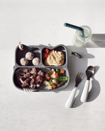 We Might Be Tiny Cat Stickie Plate - Charcoal Plate - '0735850225241 Toy Chest Australia 3