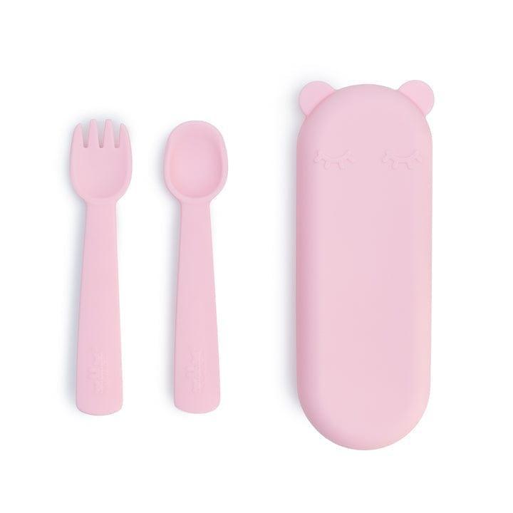 We Might Be Tiny Feedie Fork Spoon Set - Powder Pink - '0735850225470 Toy Chest Australia 7