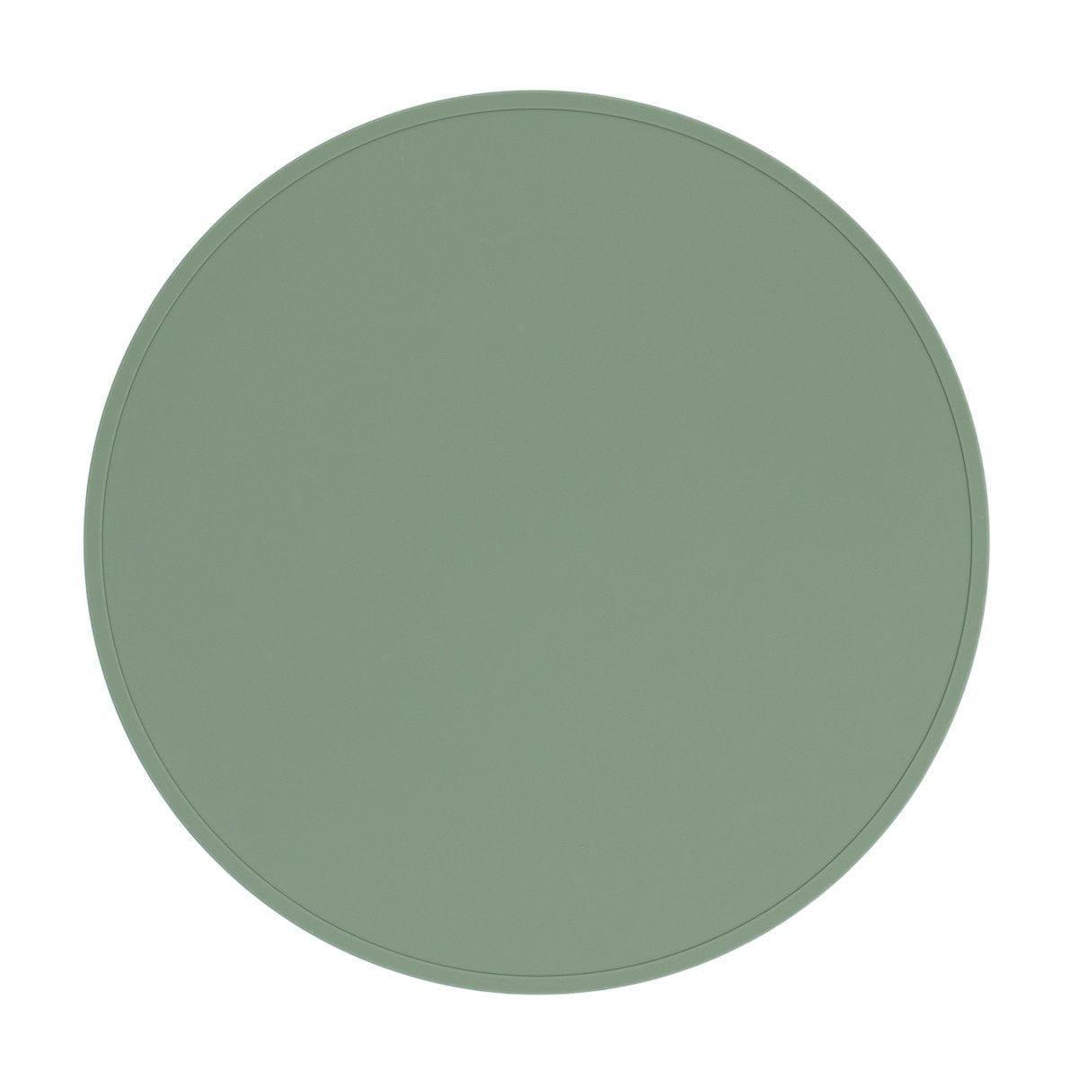 We Might Be Tiny Round Placie? Silicone Placemat Grey - '0735850225807 Toy Chest Australia 2